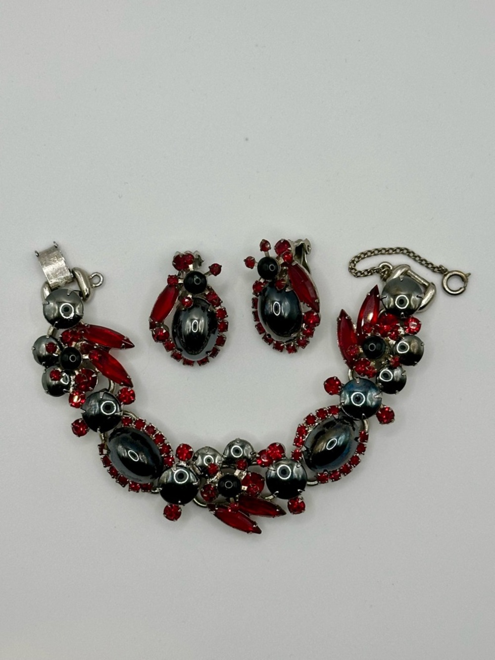 RARE Hematite Verified Juliana Bracelet & Earrings. Please READ